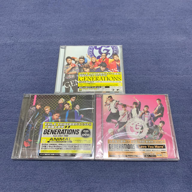 GENERATIONS(ジェネレーションズ)のGENERATIONS CD3点 エンタメ/ホビーのCD(ポップス/ロック(邦楽))の商品写真