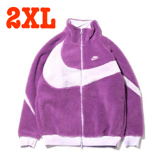 NIKE BIG SWOOSH BOA JACKET パープル　【国内正規品】