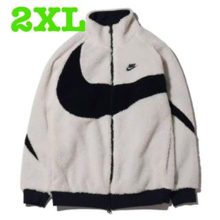 ナイキ(NIKE)のNIKE BIG SWOOSH BOA JACKET　白　【国内正規品】(ブルゾン)