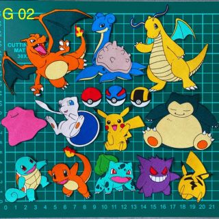 ポケモン(ポケモン)のポケモン　ワッペン　G 02(各種パーツ)