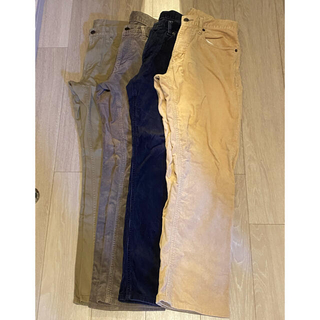 ムジルシリョウヒン(MUJI (無印良品))の無印良品　コーデュロイ，パンツ　4本セット ウエスト76センチ(その他)