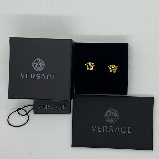 VERSACE ゴールド メドゥーサ スタッド ピアス