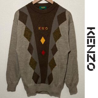 ケンゾー(KENZO)のKENZO GOLF ニット　アーガイル　ケンゾー　セーター　ヴィンテージ　貴重(ニット/セーター)