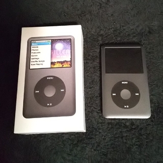アイポッド(iPod)の【動作未確認】iPod classic 160GB black(ポータブルプレーヤー)
