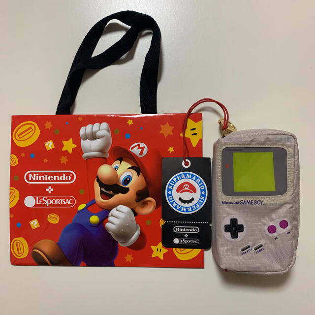 レスポートサック レスポ  マリオ ゲームボーイ ポーチ lesportsac