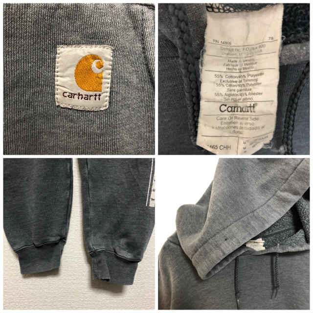 carhartt(カーハート)の【大人気】【レア】　カーハート　パーカー　フーディ　プルオーバー　メキシコ製 メンズのトップス(パーカー)の商品写真