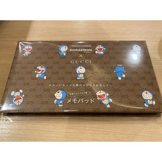 グッチ(Gucci)のOggi3月号付録 ドラえもん×GUCCI 特製メモパッド(ノート/メモ帳/ふせん)