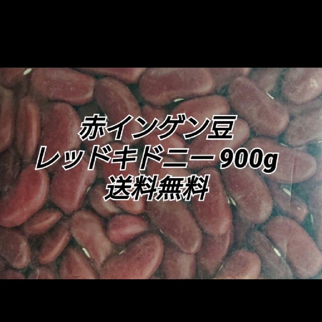 レッドキドニー900g/Red Kidney 乾燥豆 食品/飲料/酒の食品(米/穀物)の商品写真