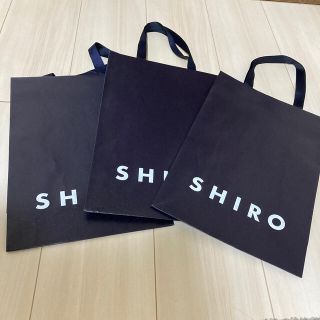 シロ(shiro)のSHIRO ショッパー　3枚セット(ショップ袋)