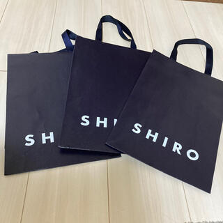 シロ(shiro)のSHIRO ショッパー　3枚セット(ショップ袋)