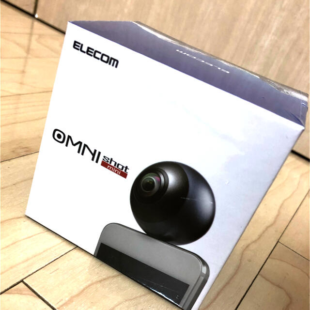 ELECOM(エレコム)の【新品未開封】ELECOM OMNI shot mini 360度カメラ スマホ/家電/カメラのカメラ(その他)の商品写真