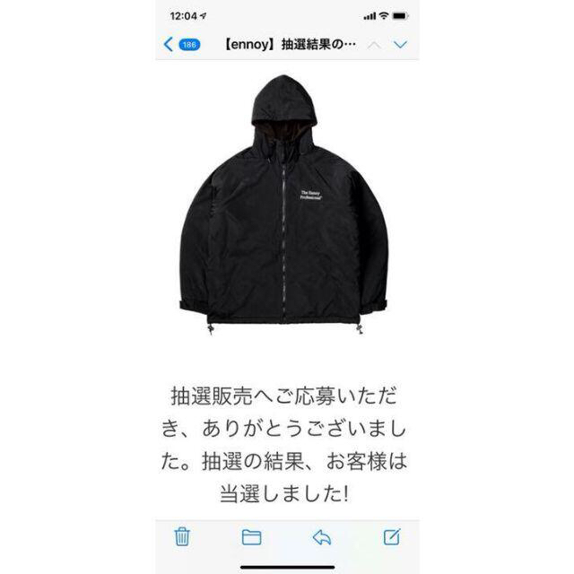 1LDK SELECT(ワンエルディーケーセレクト)のENNOY NYLON HOODED JACKET M エンノイ ナイロン  メンズのジャケット/アウター(ブルゾン)の商品写真