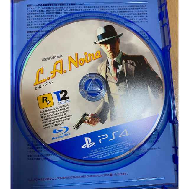 PlayStation4(プレイステーション4)のL.A.ノワール PS4 エンタメ/ホビーのゲームソフト/ゲーム機本体(家庭用ゲームソフト)の商品写真