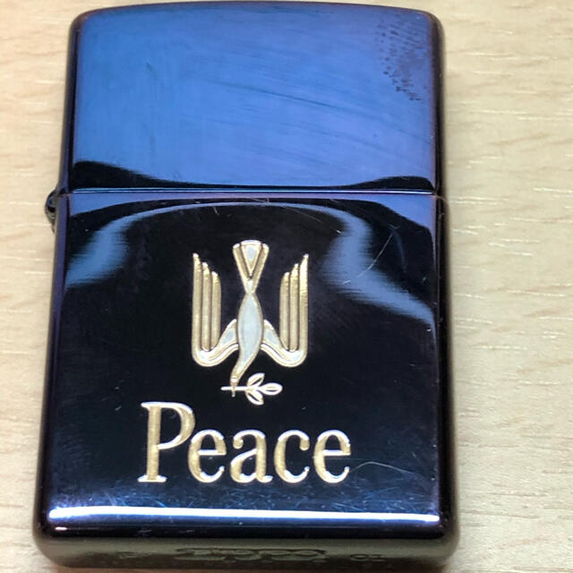 ZIPPO(ジッポー)のＰeace zippo（現状美品）＋ SAROMEオイルライター（未使用品） メンズのファッション小物(タバコグッズ)の商品写真