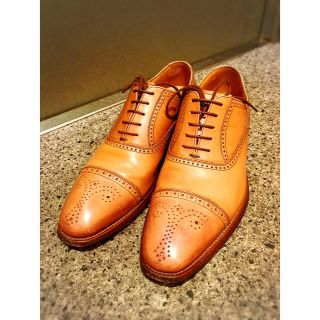 クロケットアンドジョーンズ(Crockett&Jones)のSCOTCH GRAIN スコッチグレイン セミブローグ 24.5㎝(ドレス/ビジネス)