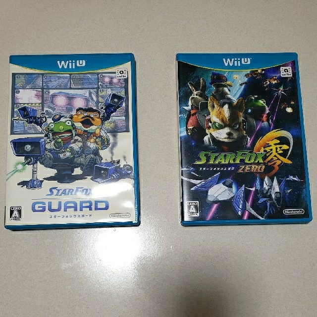 Wii U(ウィーユー)のSTAR FOX ZERO ＆ GUARD Wii U ２本セット エンタメ/ホビーのゲームソフト/ゲーム機本体(家庭用ゲームソフト)の商品写真