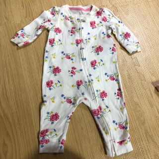 ベビーギャップ(babyGAP)のbabyGAP花柄のベビー服☆おまけに2着付き☆3-６ヶ月(ロンパース)