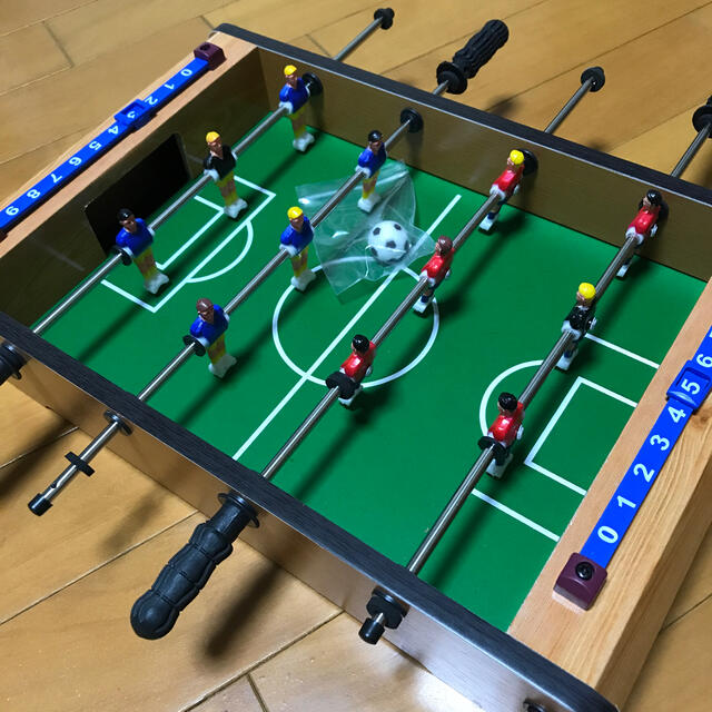 サッカーゲーム　木製 エンタメ/ホビーのテーブルゲーム/ホビー(野球/サッカーゲーム)の商品写真