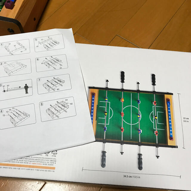 サッカーゲーム　木製 エンタメ/ホビーのテーブルゲーム/ホビー(野球/サッカーゲーム)の商品写真