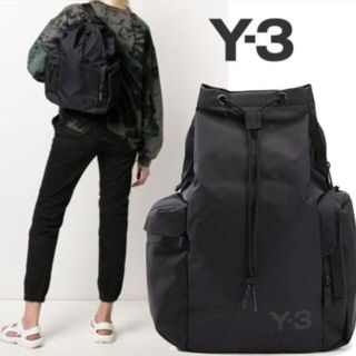 ワイスリー(Y-3)の【新品】Y-3 ヨウジヤマモト バケットバックパック リュック ブラック(バッグパック/リュック)