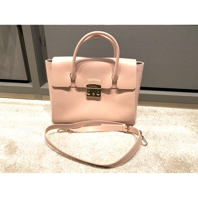 FURLA フルラ❤︎ハンドバッグピンクベージュ