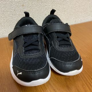 プーマ(PUMA)のpuma キッズスニーカー　黒(ブラック)15cm(スニーカー)