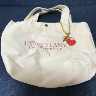 ロクシタン(L'OCCITANE)のロクシタン　ミニトートバッグ　キーホルダー　セット(トートバッグ)