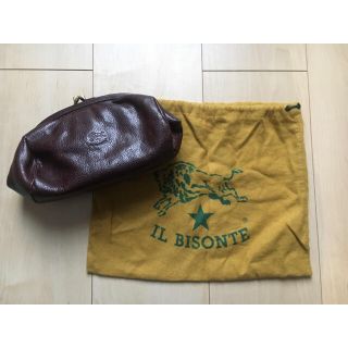 イルビゾンテ(IL BISONTE)のイルビゾンテ　がま口ポーチ(ポーチ)