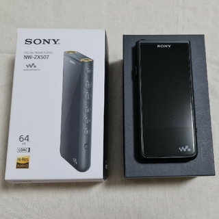 ソニー(SONY)の SONY NW-ZX507(B) onso4.4mm　MMCXケーブルおまけ(ポータブルプレーヤー)