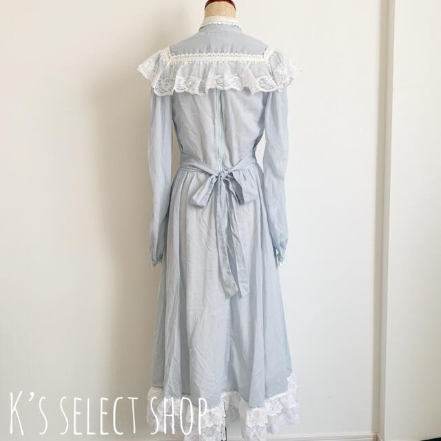 美品【GUNNE SAX ガニーサックス】ヴィンテージ ドレス 水色 1