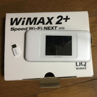 ファーウェイ(HUAWEI)のあWiMAX2+ Speed Wi-Fi  NEXT  W06 (その他)