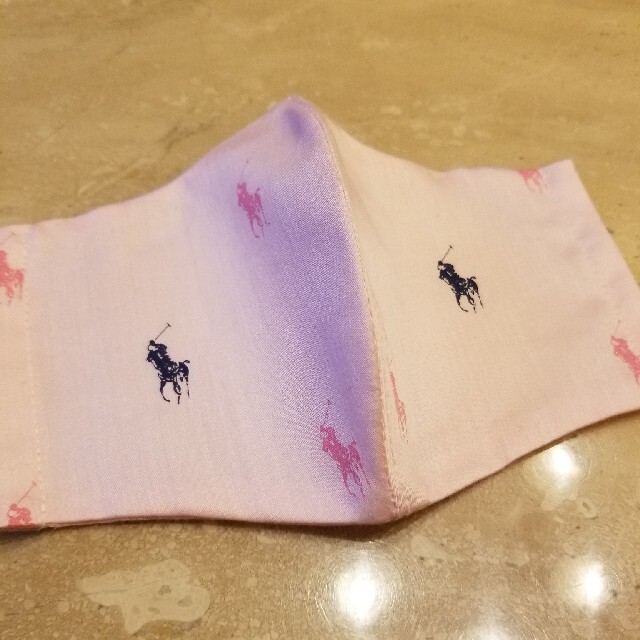 POLO RALPH LAUREN(ポロラルフローレン)のラルフローレンハンカチ使用インナーマスク ハンドメイドのハンドメイド その他(その他)の商品写真