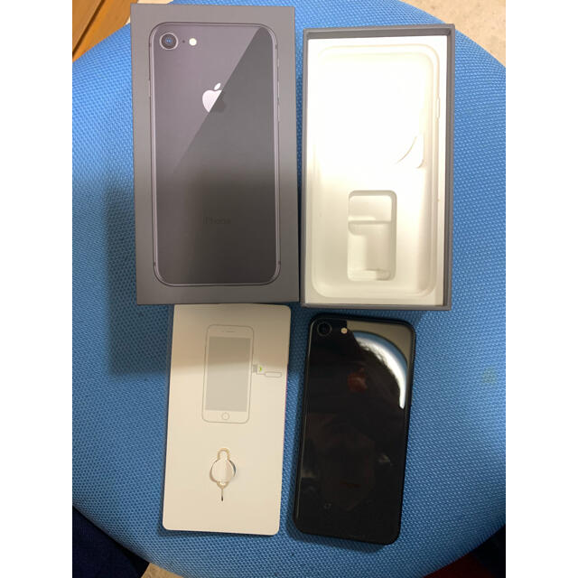 iPhone8 64GB スペースグレー 美品