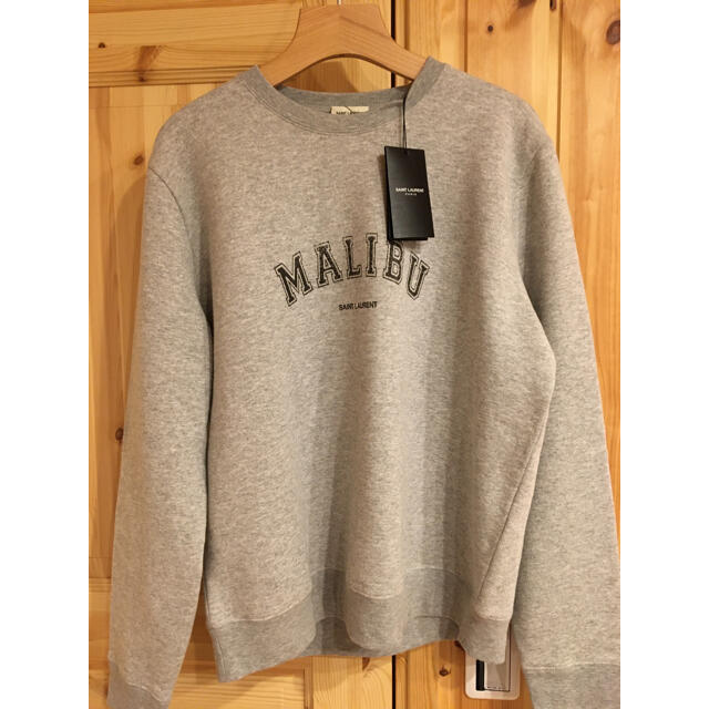 お買い得。サンローランパリ　MALIBUスウェット トレーナー