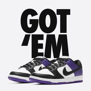 ナイキ(NIKE)のNIKE SB DUNK LOW PRO "Court Purple"(スニーカー)