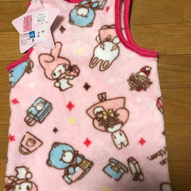 西松屋(ニシマツヤ)の「新品」スリーパー ベスト☆サンリオ キッズ/ベビー/マタニティのキッズ服女の子用(90cm~)(パジャマ)の商品写真