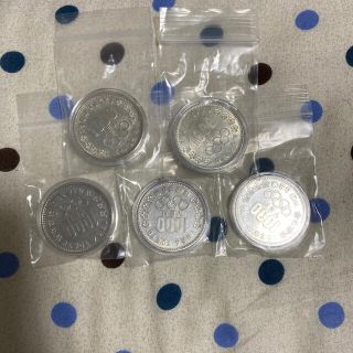 東京オリンピック　1000円銀貨　コインケース付き(貨幣)