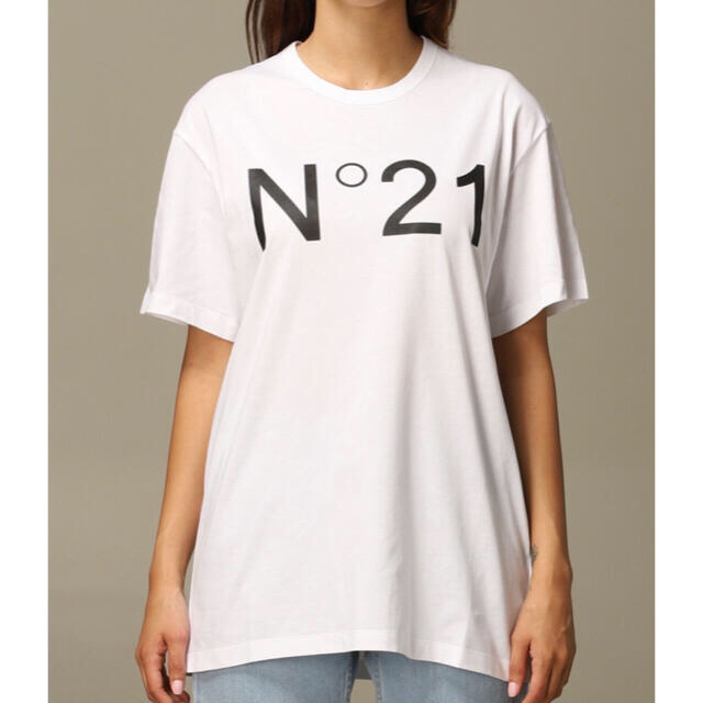 N°21 ヌメロヴェントゥーノ 新品 ロゴ Tシャツ ブラック