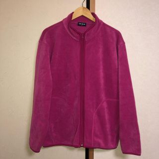 ユニクロ(UNIQLO)のユニクロ UNIQLO フリースフルジップ　XL ピンク(ブルゾン)