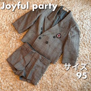 【美品】 joyful party ジョイフルパーティー　セットアップ　グレー(ドレス/フォーマル)