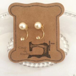 アネモネ(Ane Mone)のパールピアス☆ストーンキャッチ(ピアス)