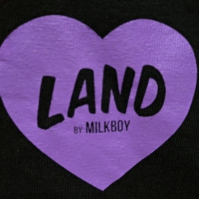 MILKBOY(ミルクボーイ)のLAND by milkboy　佐藤すみれコラボ　ビッグT　ピンク レディースのトップス(Tシャツ(半袖/袖なし))の商品写真