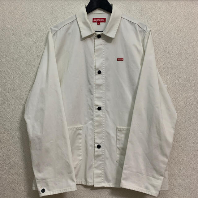 supreme shop jacket サイズS White