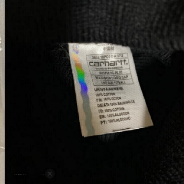 carhartt(カーハート)のCarhartt カーハート ニット帽 新品未使用 メンズの帽子(ニット帽/ビーニー)の商品写真