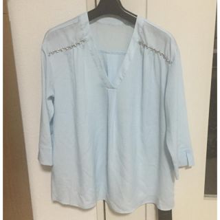 ジャスグリッティー(JUSGLITTY)の新品タグ付♡jusglittyゆるシャツ(シャツ/ブラウス(長袖/七分))