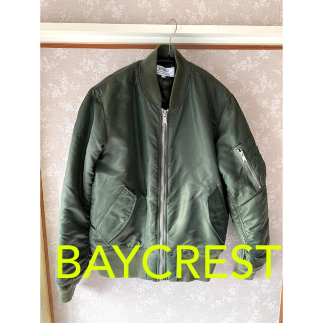 【 BAYCREST 】 MA-1 メンズＭ ジャケット グリーン アウターBAYCREST