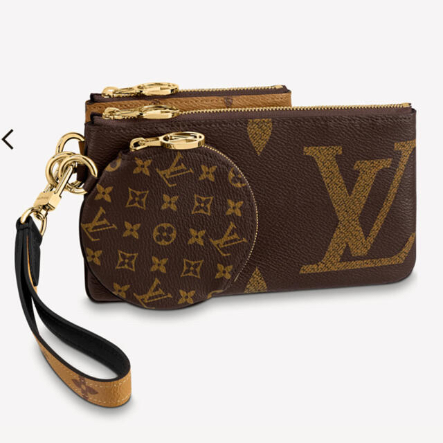 新作商品 モノグラム ポシェット・トリオ ルイヴィトン 初期型 - VUITTON LOUIS 美中古 LV M68756 財布