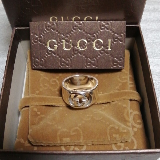 Gucci(グッチ)のグッチ インターロッキングリング メンズのアクセサリー(リング(指輪))の商品写真