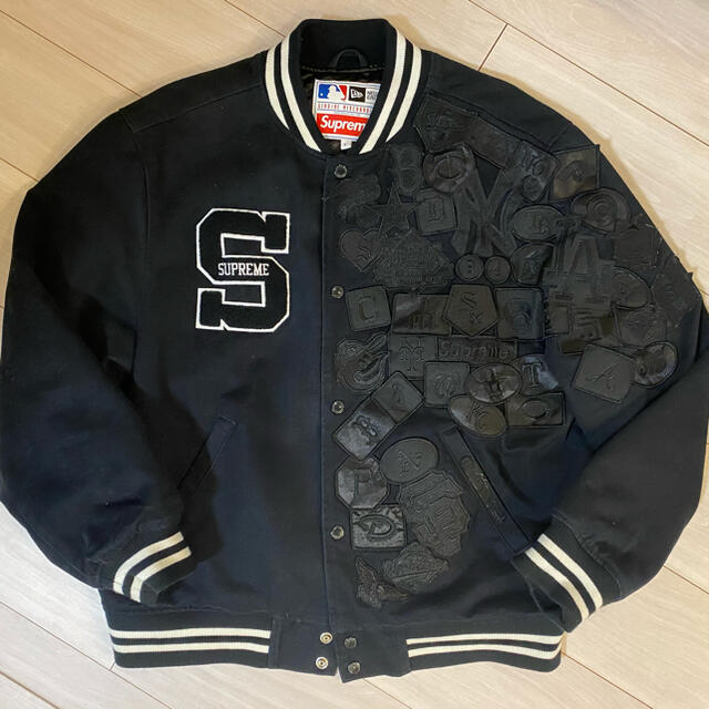 値下げ Supreme New Era MLB Varsity Jacket