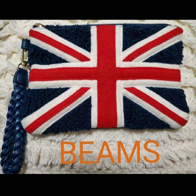 BEAMS(ビームス)のBEAMS(ビームス)　ユニオンジャック☆クラッチバック レディースのバッグ(クラッチバッグ)の商品写真
